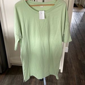 Women’s Luna T Shirt Style Dress Pockets Sz M NWT